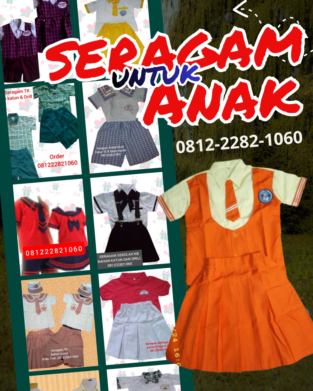 Konveksi Seragam Sekolah TK Murah di Tangerang