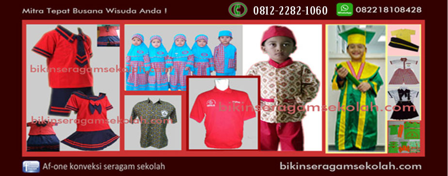 baju seragam anak sekolah SDIT