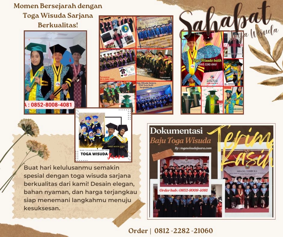 Konveksi Toga Wisuda Sarjana Berkualitas Jakarta Selatan