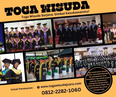 jual paket toga wisuda sarjana lengkap Jakarta Barat