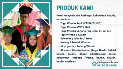 Produsen Toga Wisuda Sarjana Berkualitas Premium Kota Tanjungpinang